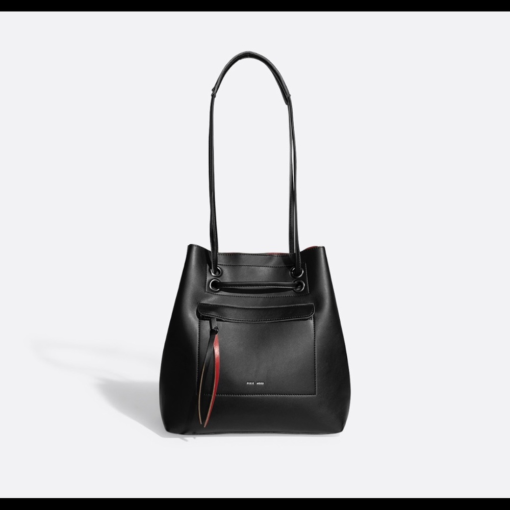 PIXIE MOOD vegan leather women’s satchel handbag